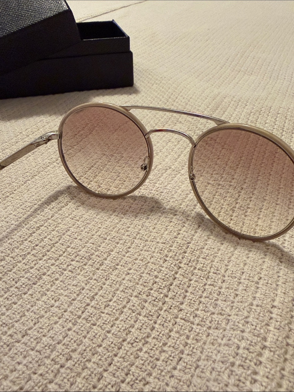 Prada Round Metal Sunglasses - Picture 5 of 7